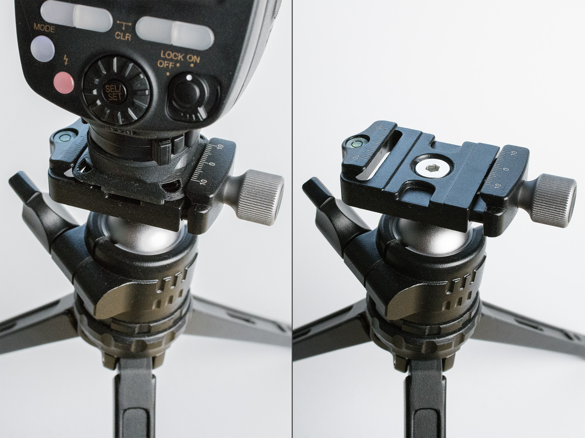 External Flash Tripod Mount by Skewed Perception Download free STL