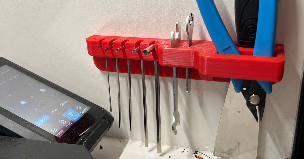 Ender 3 Wall Mount Tool Holder by Hutch Download free STL model
