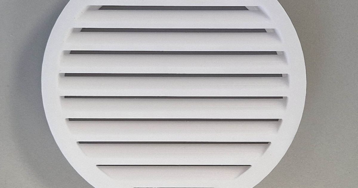 Ventilation grille 82mm by Michal Valíček Download free STL model