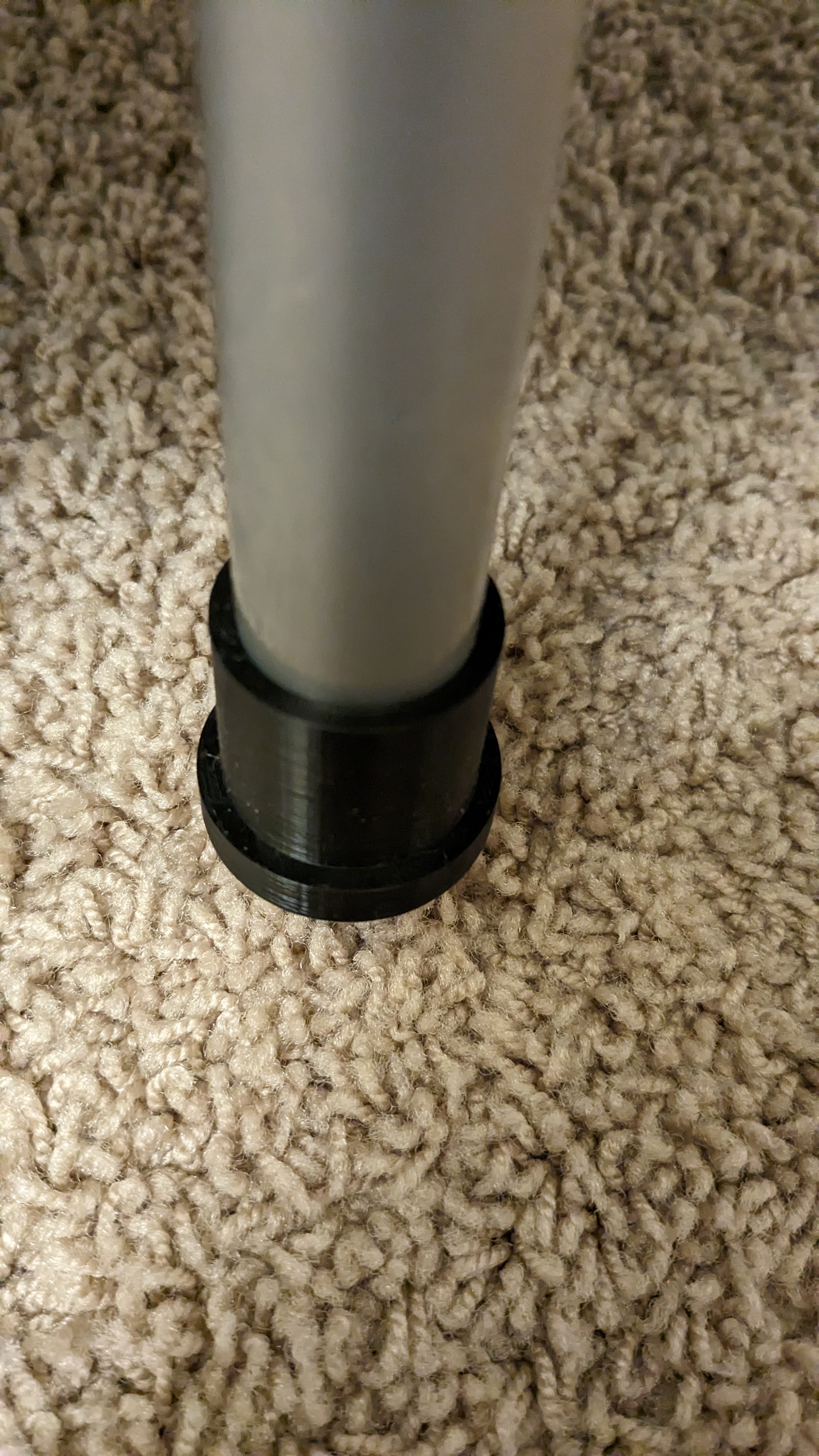 Trampoline plastic leg caps