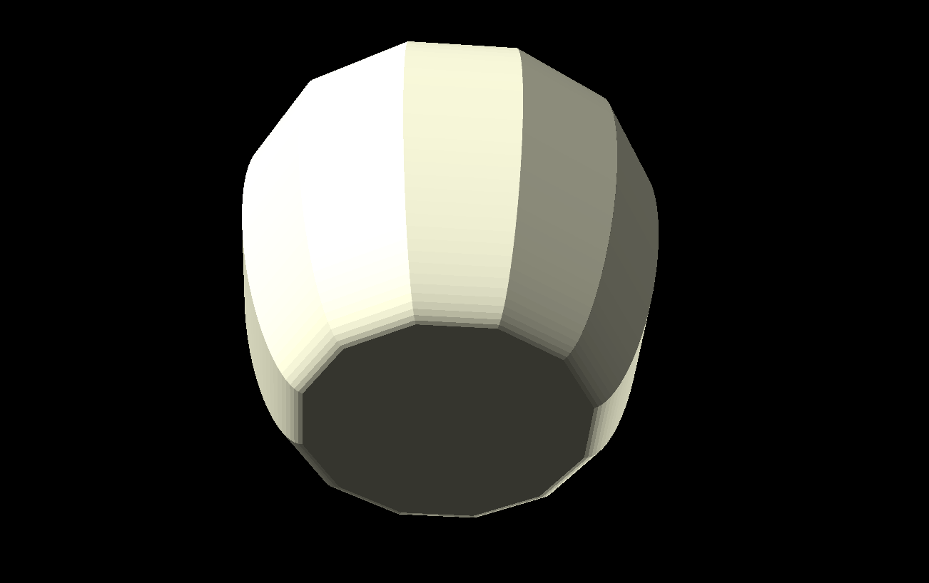 Miniatura 4 do modelo 3D Cache Pot Polygonal, Elliptical Side, Parametric