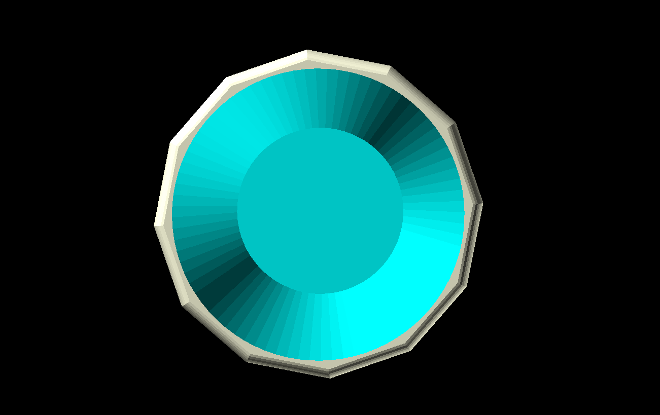 Miniatura 2 do modelo 3D Cache Pot Polygonal, Elliptical Side, Parametric