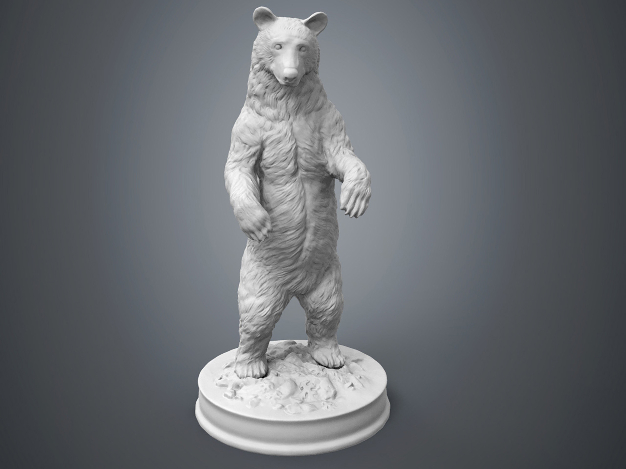 Standing Black Bear