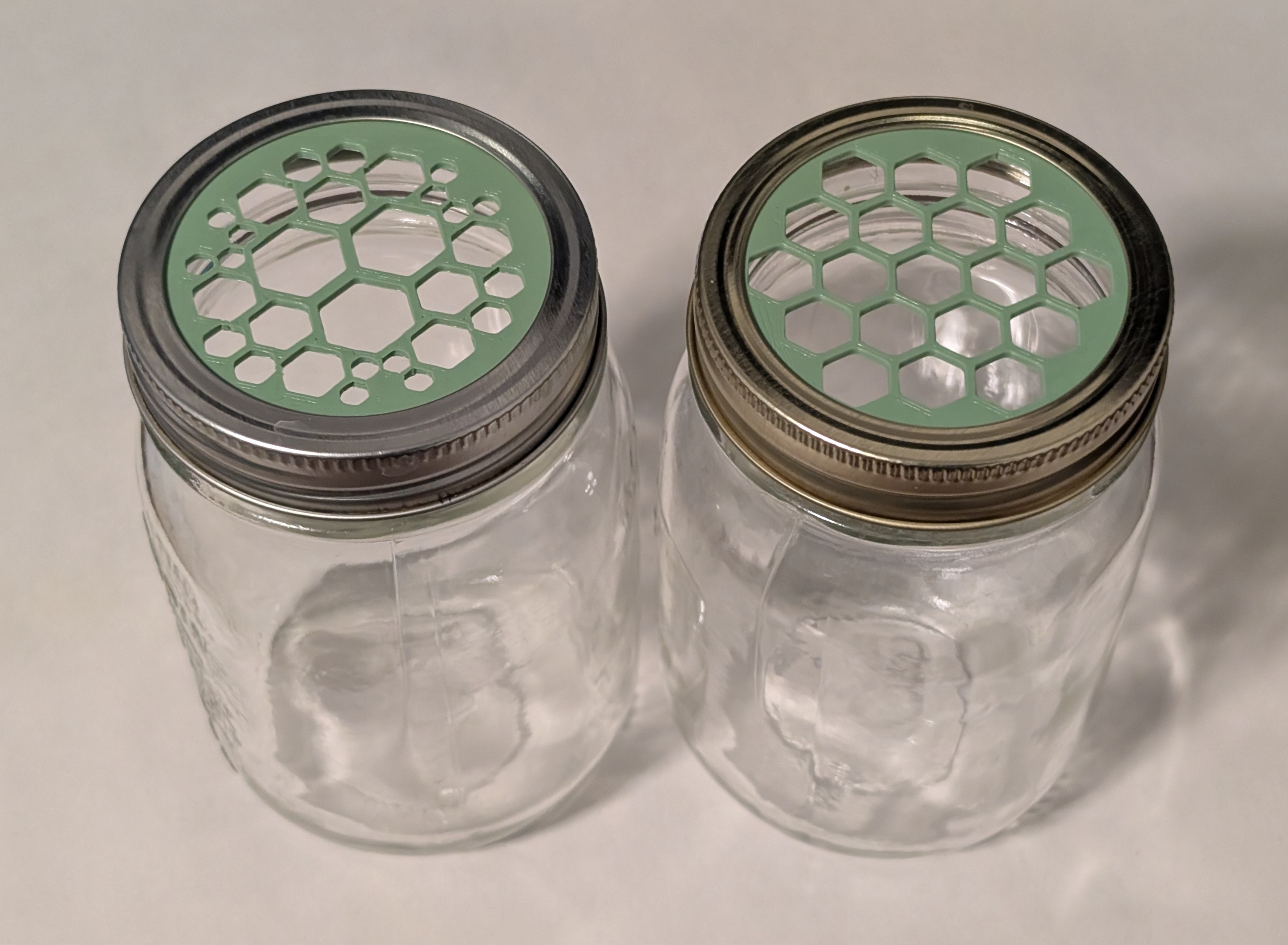 Flower Arranging Mason Jar Lid