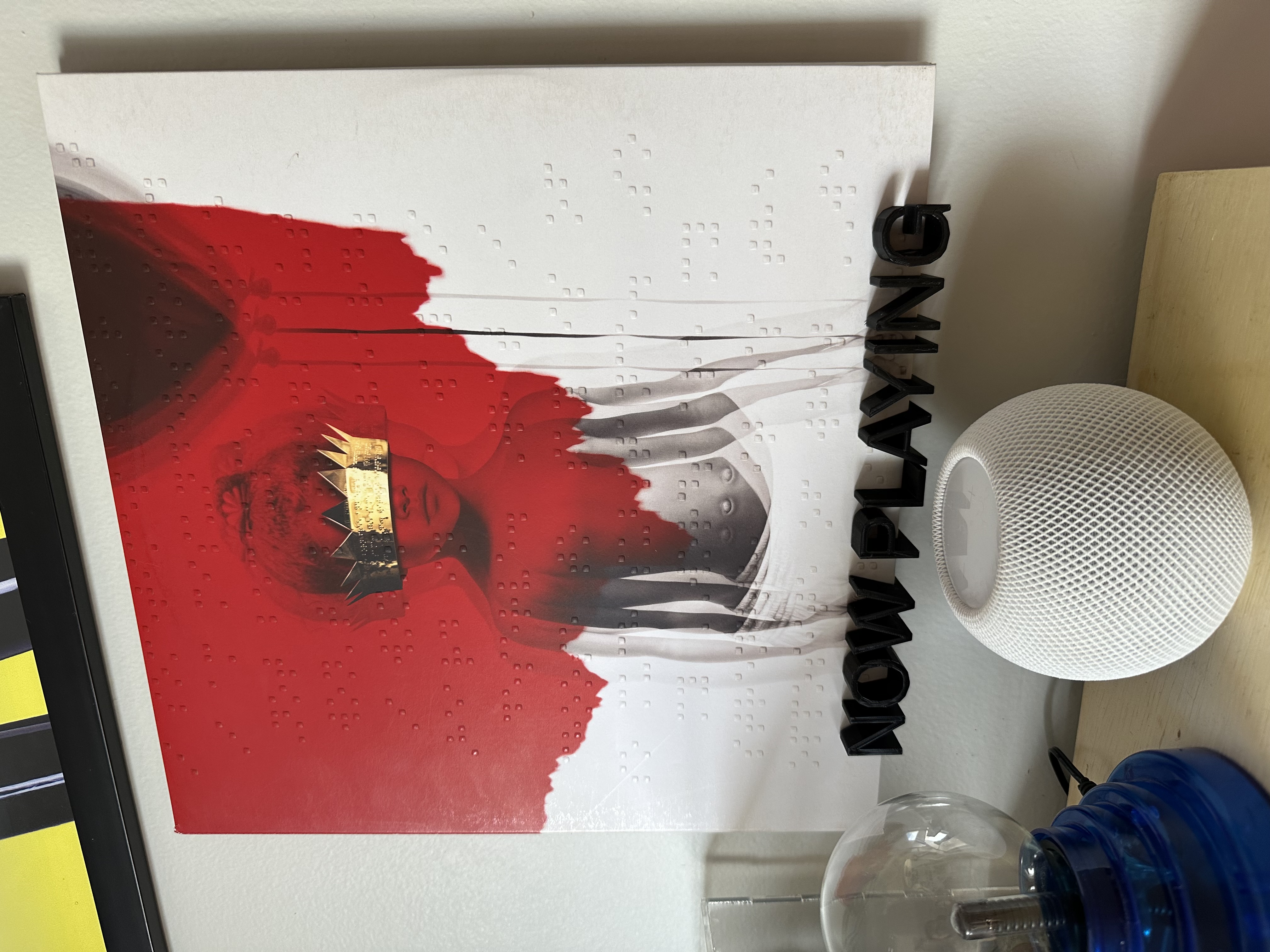 Now Playing vinyl stand