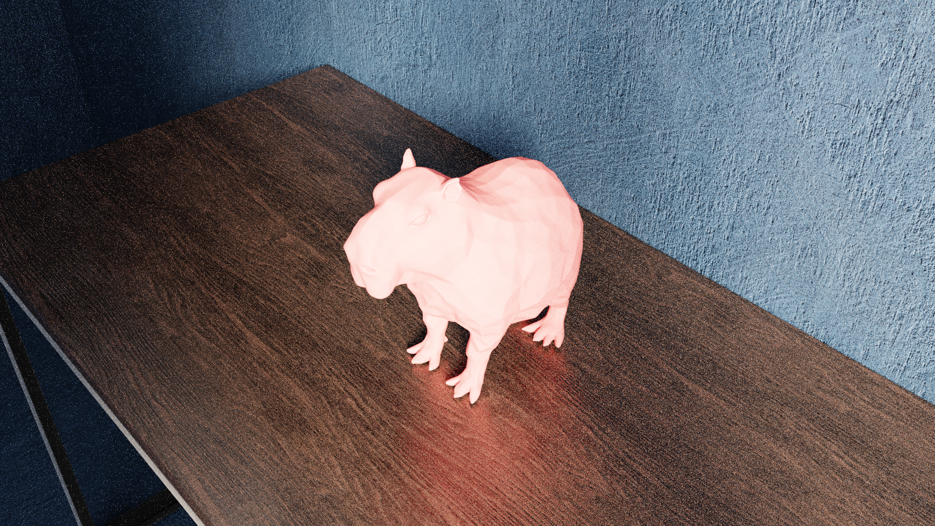 Miniatura 7 do modelo 3D Low Poly Capibara