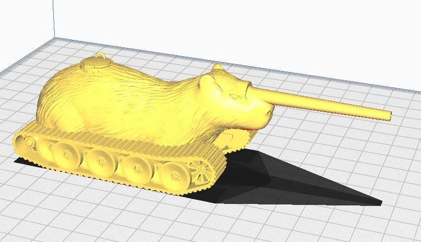 STL-Datei Capybara Schlüsselanhänger・3D-Druck-Idee zum