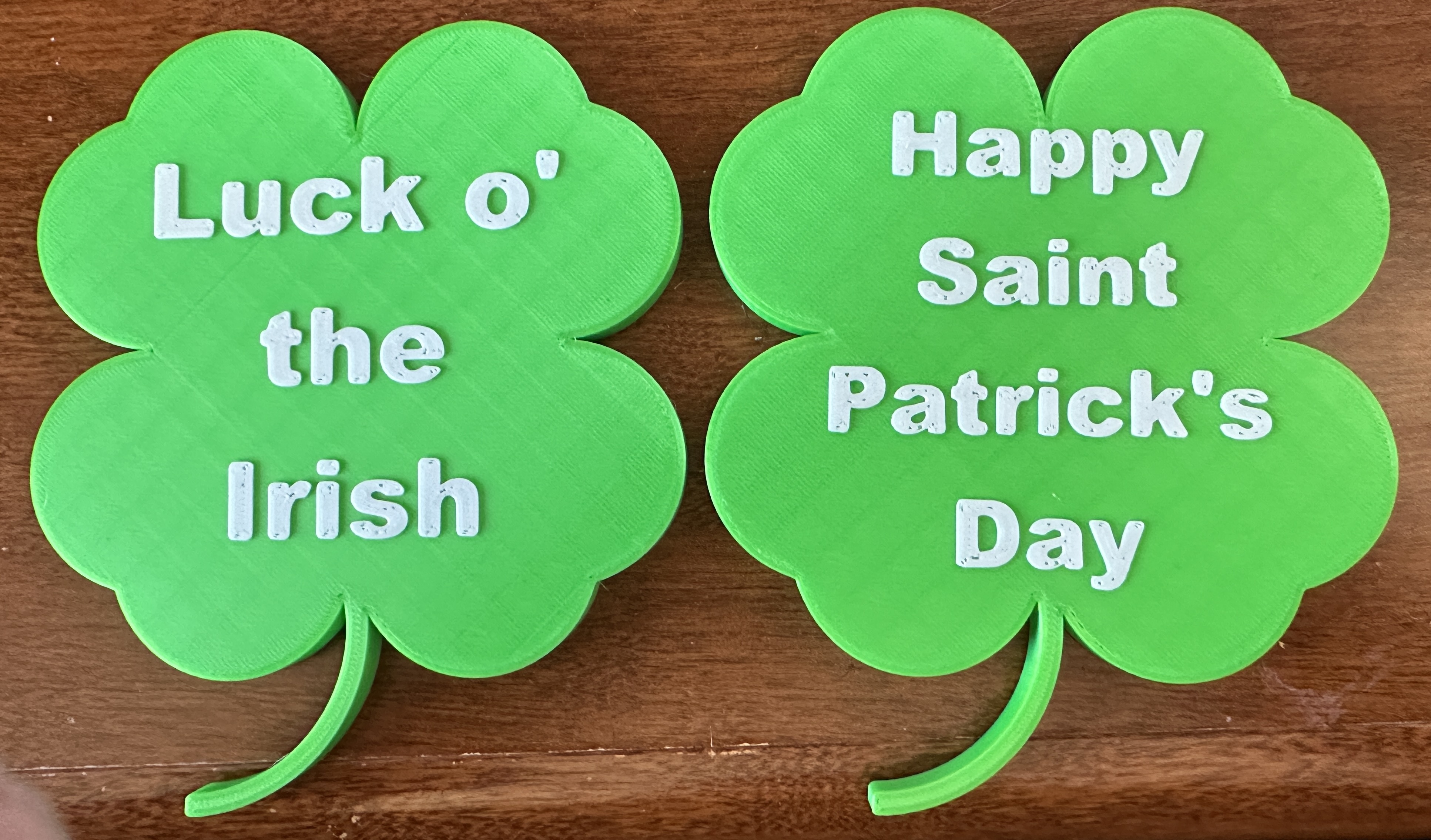 Saint Patrick's Conversation Shamrocks