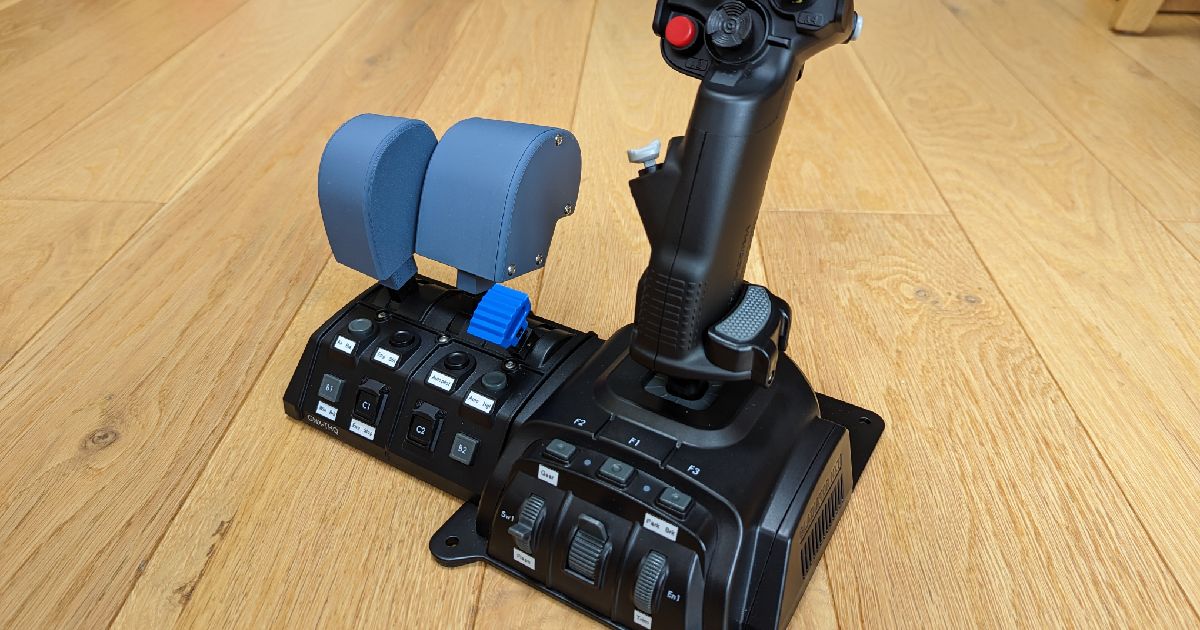 VKB THQ HOTAS Throttle by Marco Download free STL model