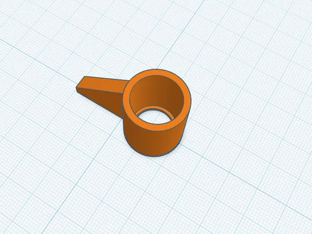 Simple Front Sight for 16mm Barrel / Aluminum Tube (Nerf / Foam Blaster)