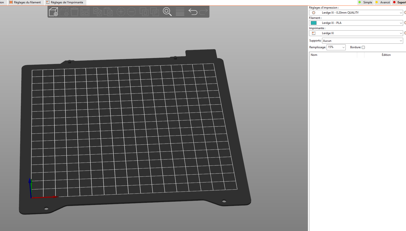 Lerdge IX - Prusaslicer Profile With Bed Model (PLA Only) By Allan ...