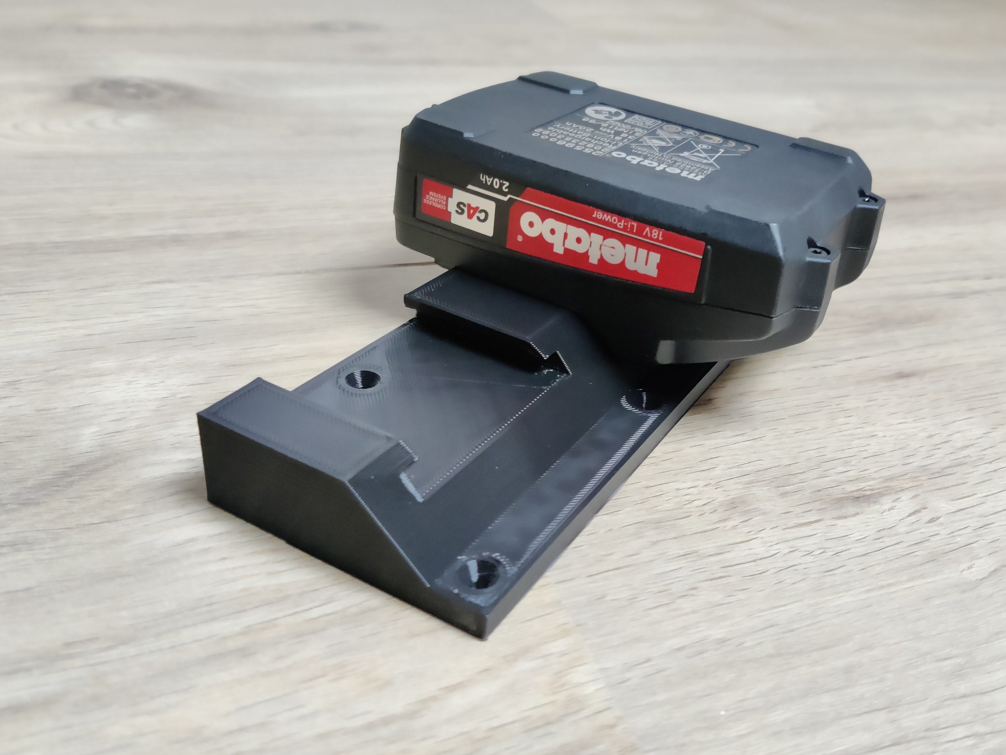 Metabo Double Battery Wall Mount (Cordless Alliance System)