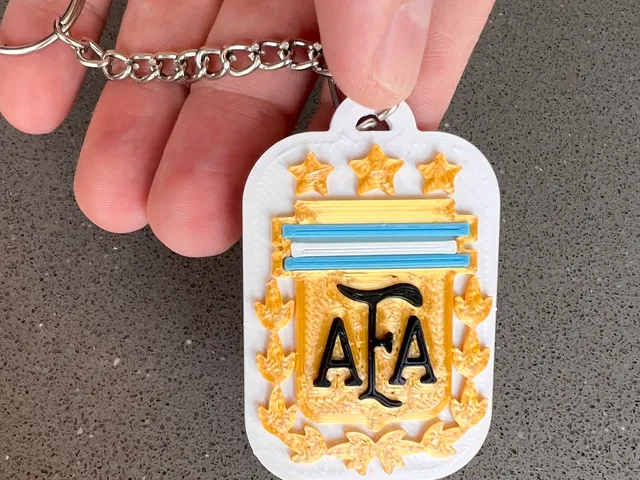 Llavero AFA (por partes)
