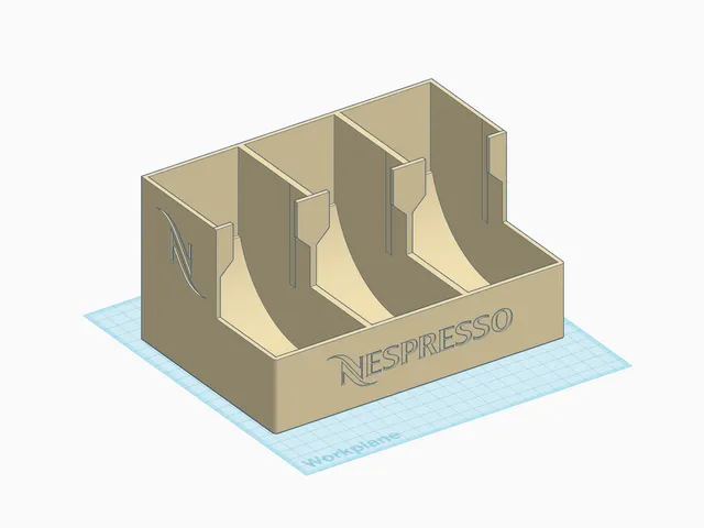 Three space dispenser for Nespresso Vertuo Pods