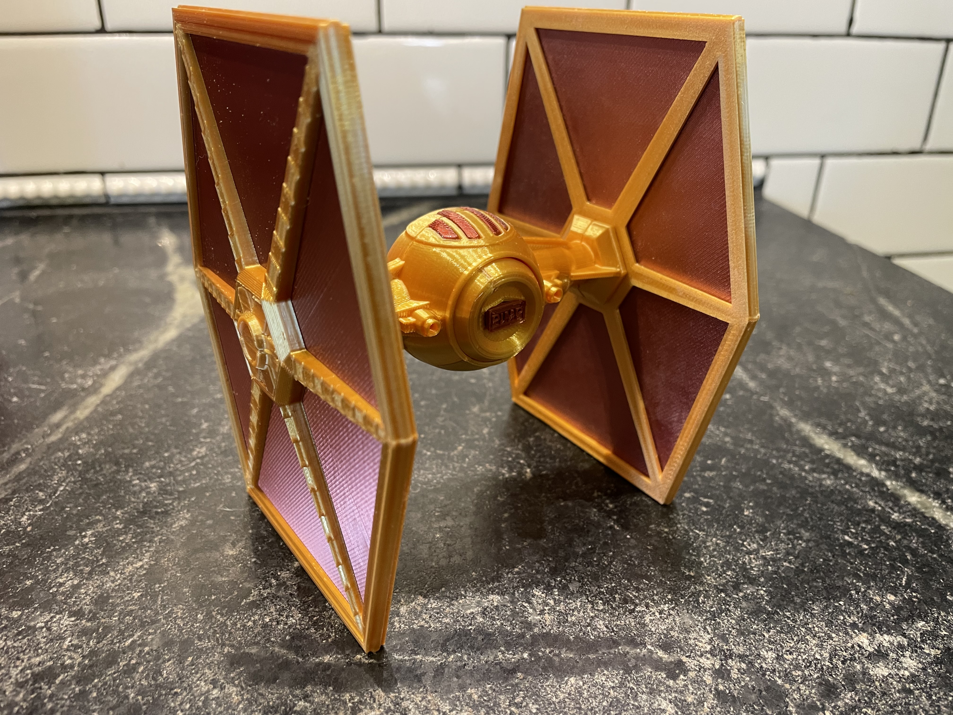 Tie fighter kit license plate