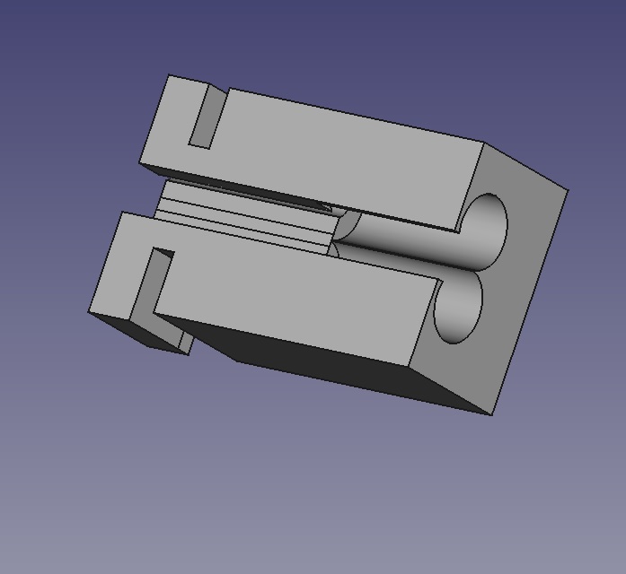 Fiero Front Hood Latch Cable Block