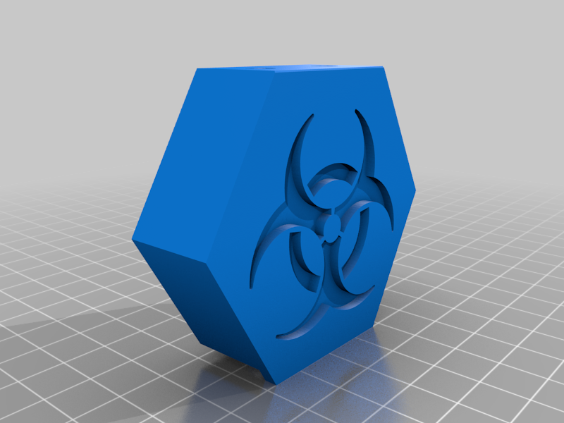 Hex-a-Ender Biohazard custom centerpiece