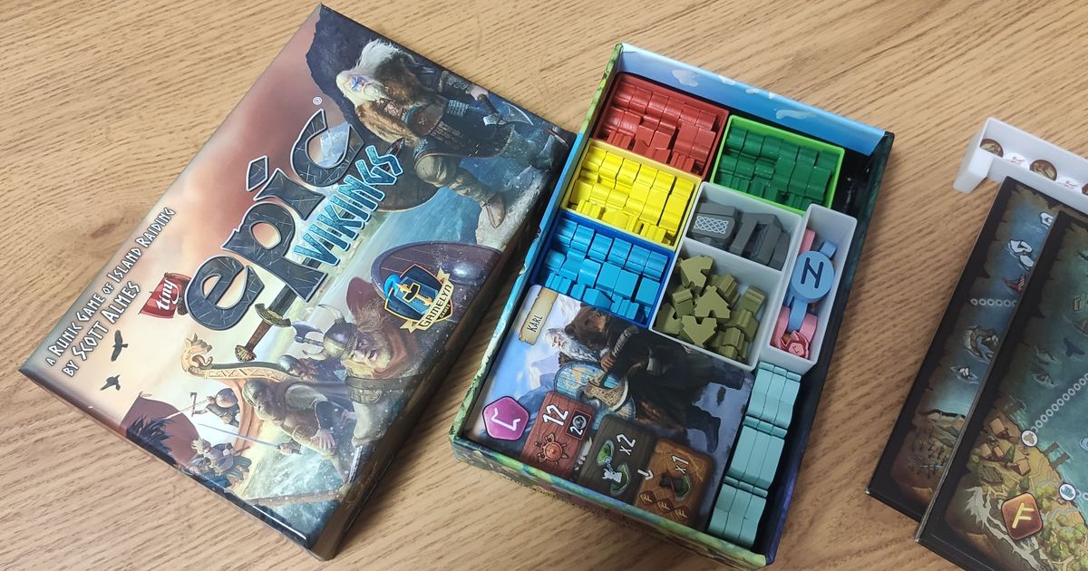 Tiny Epic Kingdoms 3D Printed Insert 