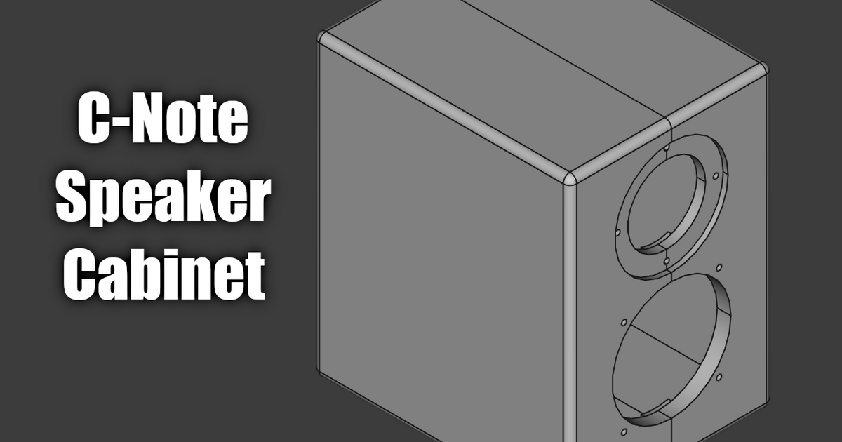 CNote Speaker by jbaekey Download free STL model