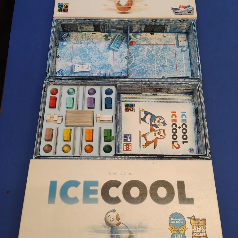 Ice Cool 1 + 2 Board Game Rules Overview + Review 
