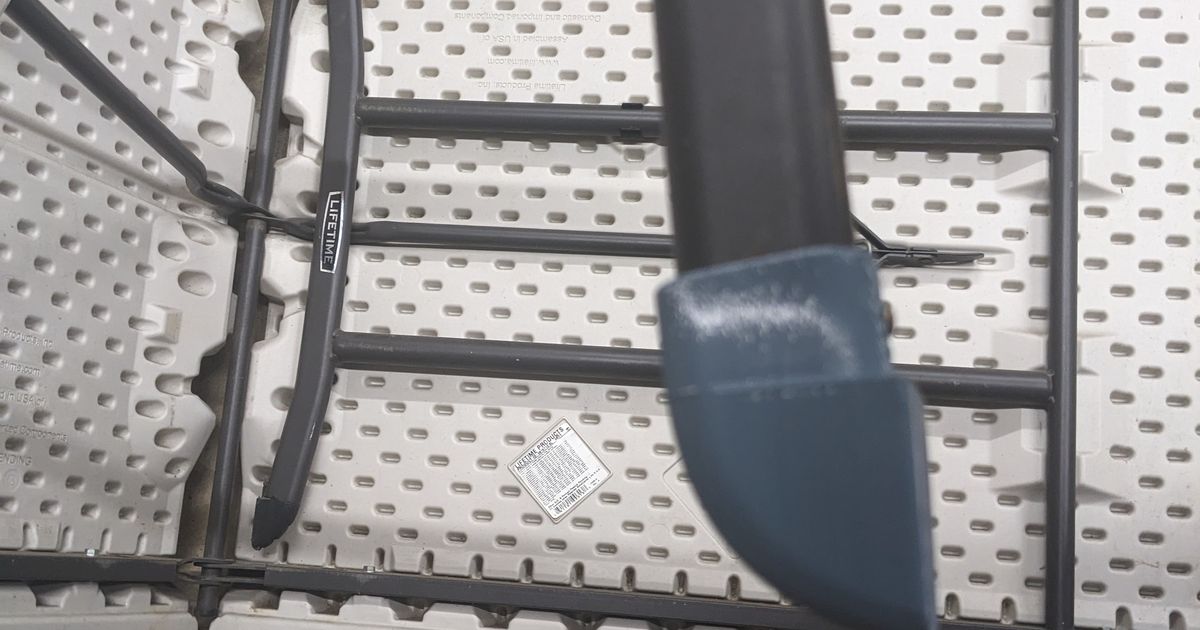 Lifetime folding table foot / leg endcap by SmokerJoker2020 Download