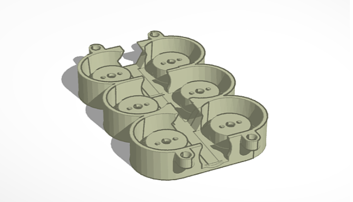 triple stage rival flywheel cage