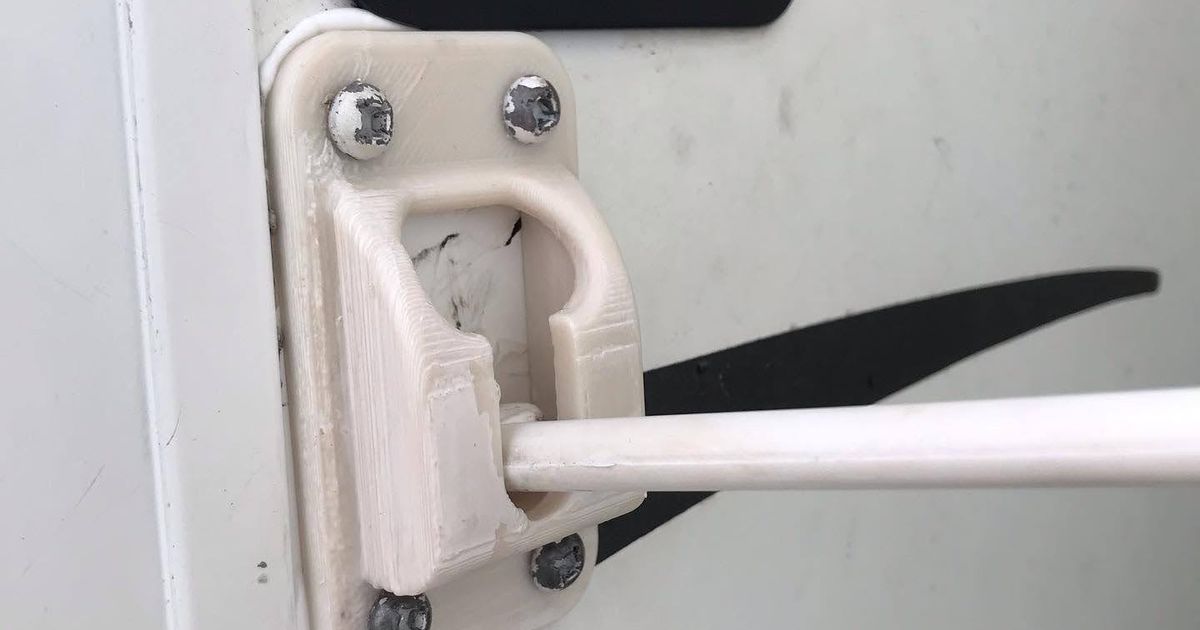 RV Door Holder by pwp Download free STL model