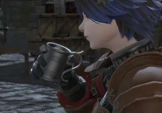 FFXIV High Quality Eorzean Mug: Final Fantasy XIV pewter mug which you use when eating soup.