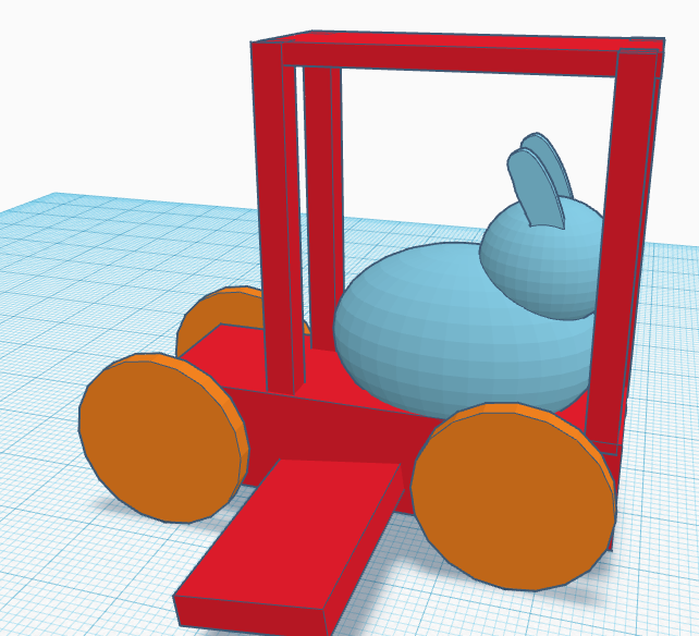 rabbit in plane