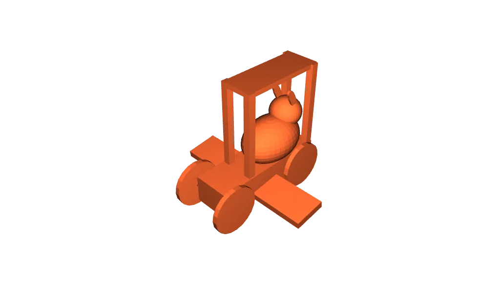 rabbit in plane by supercoolguineapig | Download free STL model ...