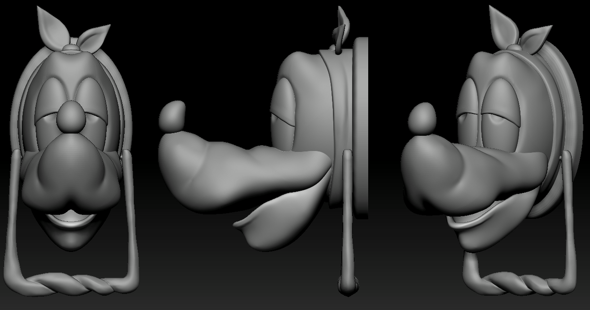 Goofy Jacob Marley Door Knocker by Shzzilla | Download free STL