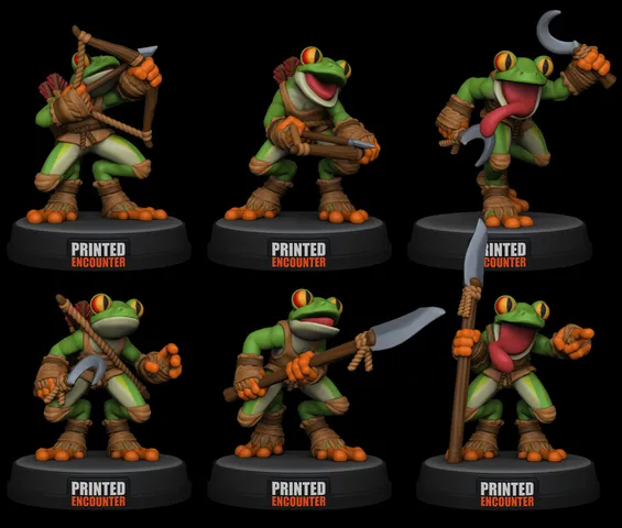 Frogfolk Sample Set (clothed)