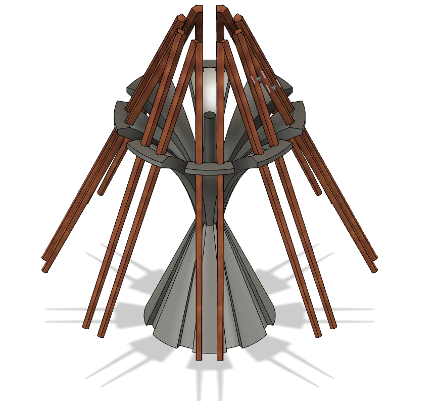 Upright Chopstick Stand by Mr Woggles Download free STL model