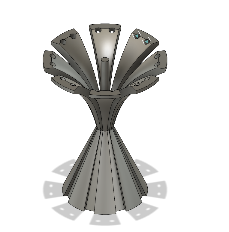 Upright Chopstick Stand by Mr Woggles Download free STL model