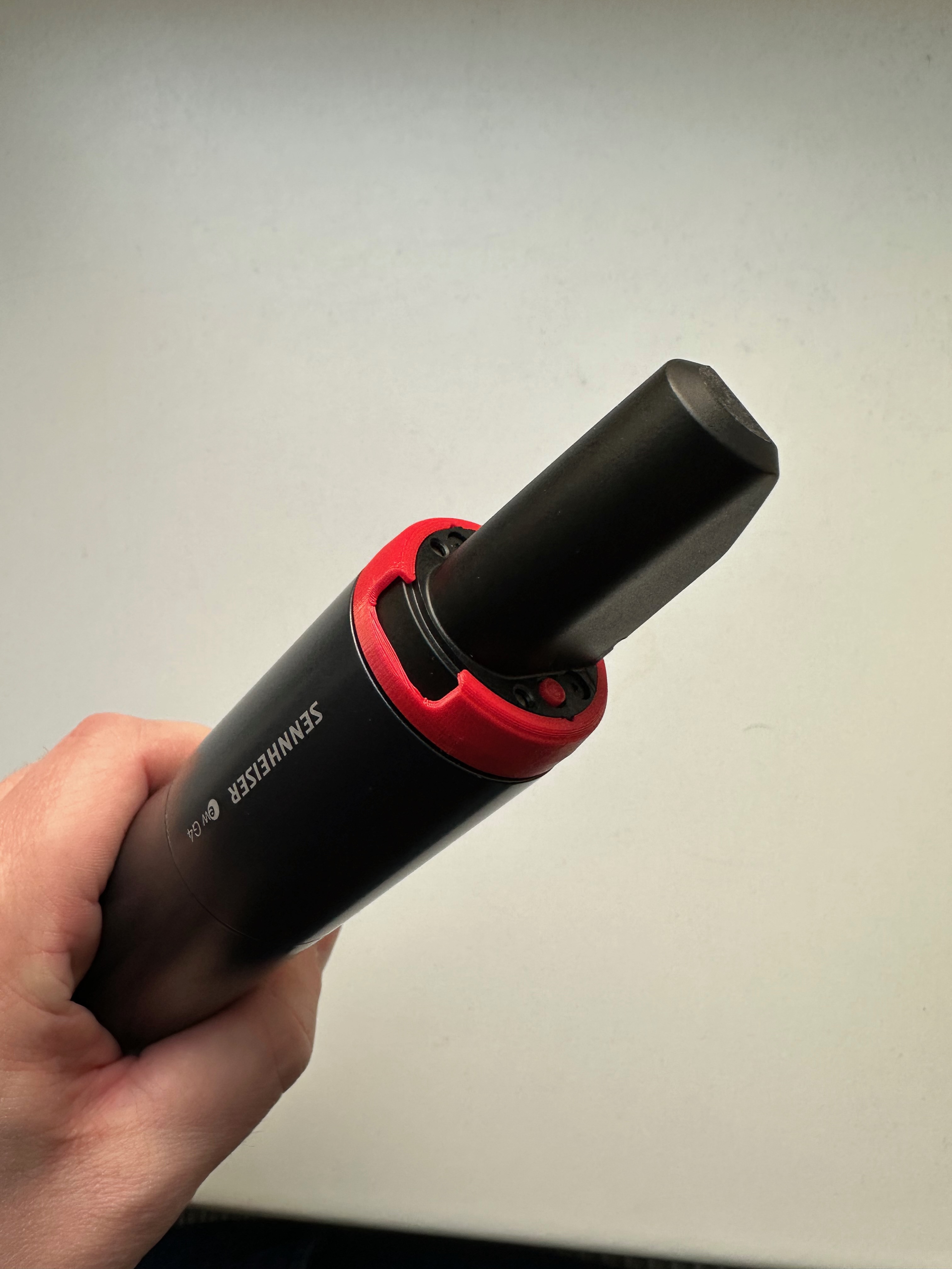 Sennheiser hand microphone color ring ID