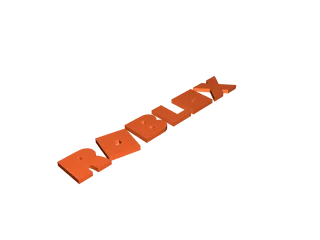 Roblox Logo by ToxicMaxi, Download free STL model