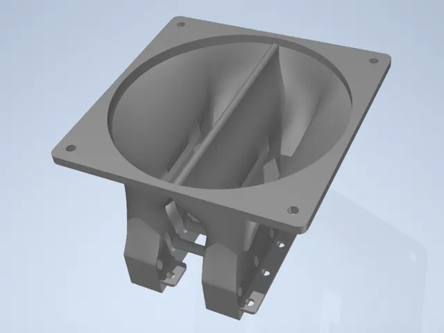 Dual Nvidia Tesla P40 Fan Mount (80mm, 92mm, 120mm)