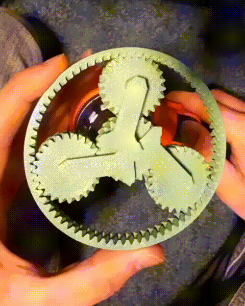 Mesmerizing 3:1 Planetary Gears Visualizer