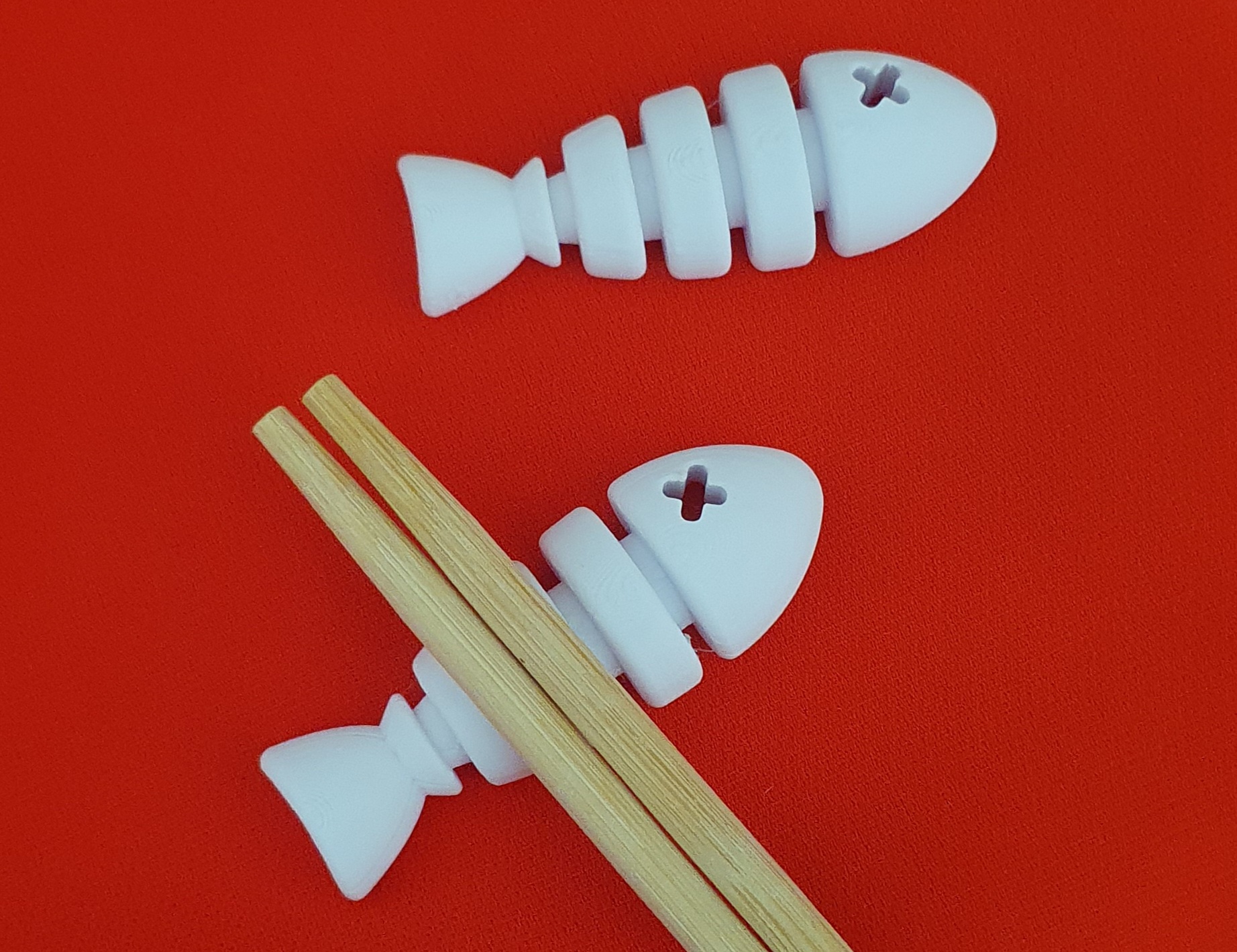 Fish chopstick holder by jajaum3d download free stl model
