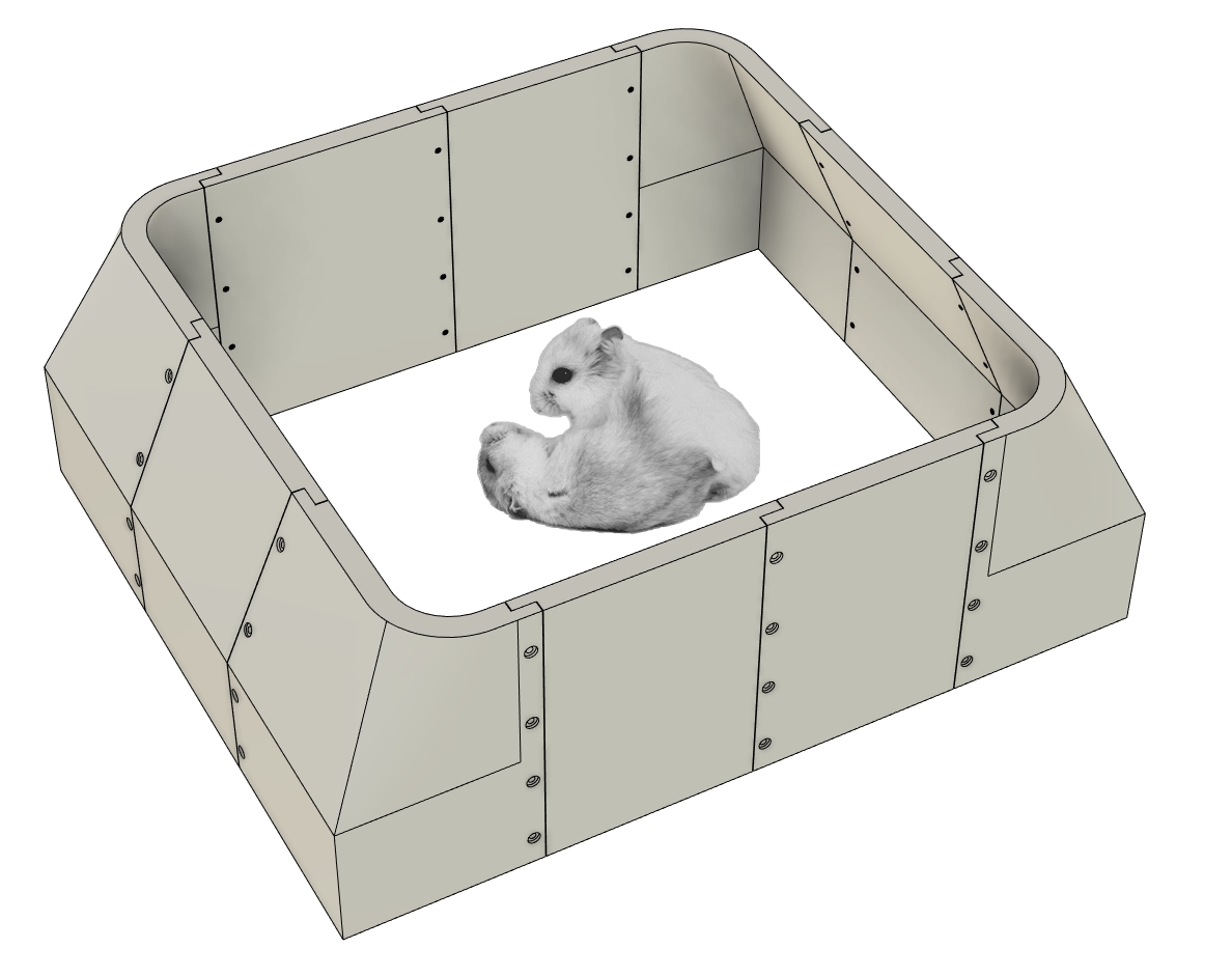 Box Fan Filter Adapter aka the Hamster Thunderdome by LCSteve