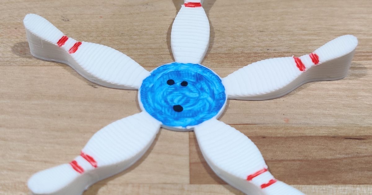 Bowling Ball Holder by Noah Bare Download free STL model