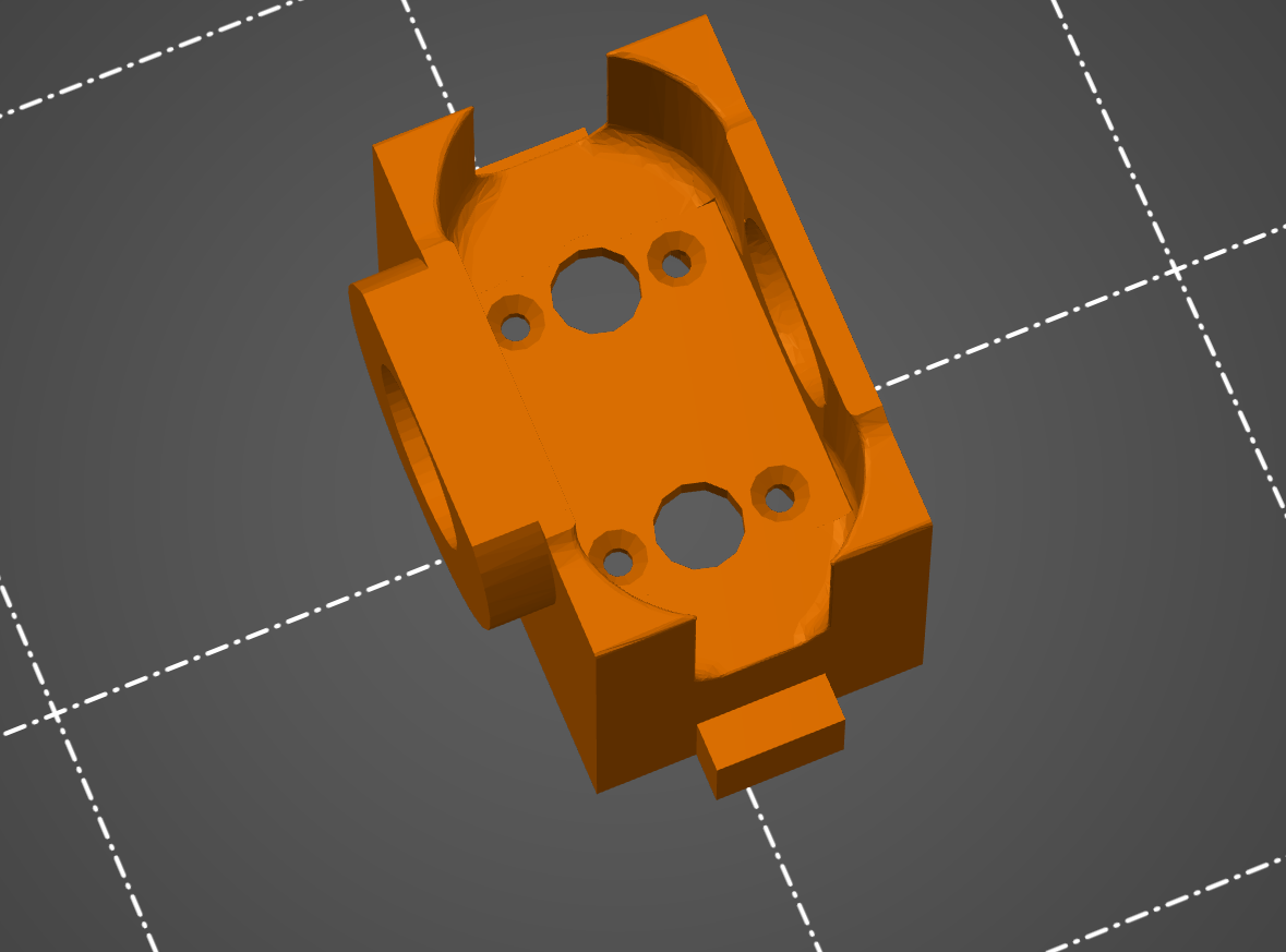 Nightingale flywheel cage for the Mayfly blaster