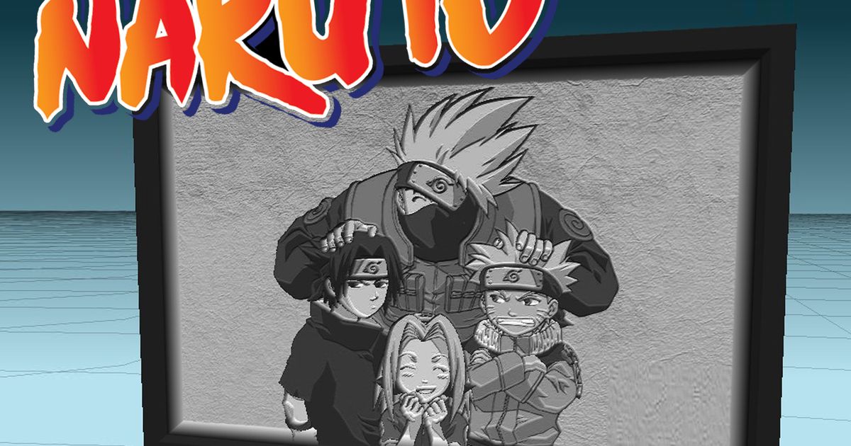 Naruto light (classic photo kakashi,naruto,sasuke,sakura) by