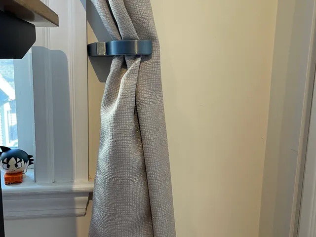 Curtain Holder - no drilling required!
