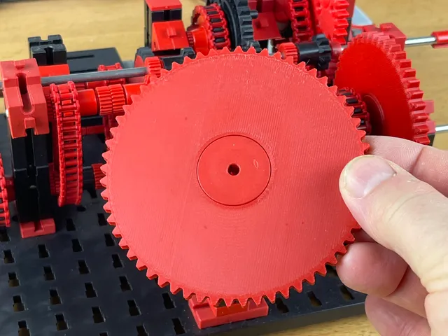 Z50 and Z60 cogwheel for fischertechnik