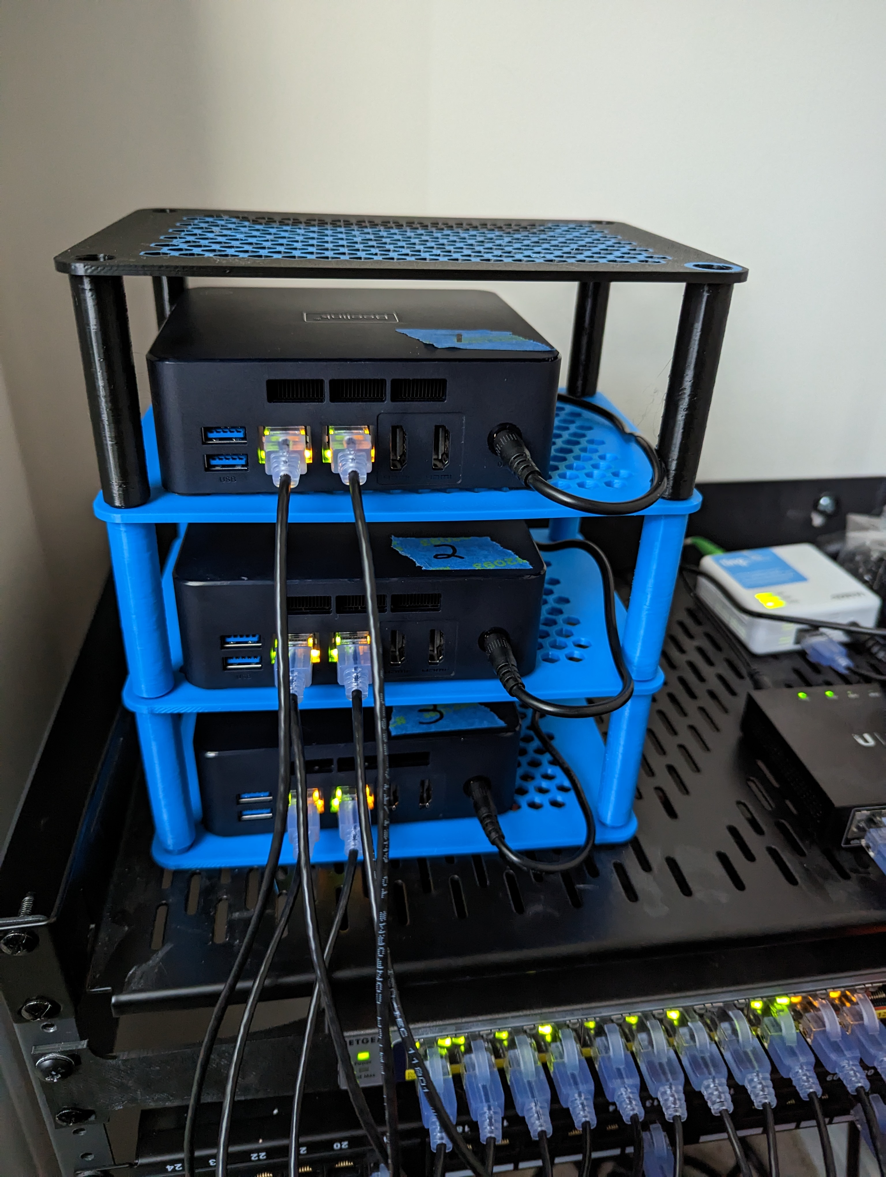 Taller stackable electronics mini - rack