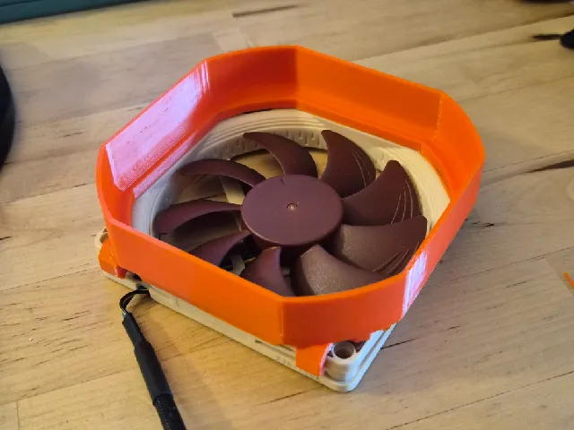 Noctua 92mm fan duct