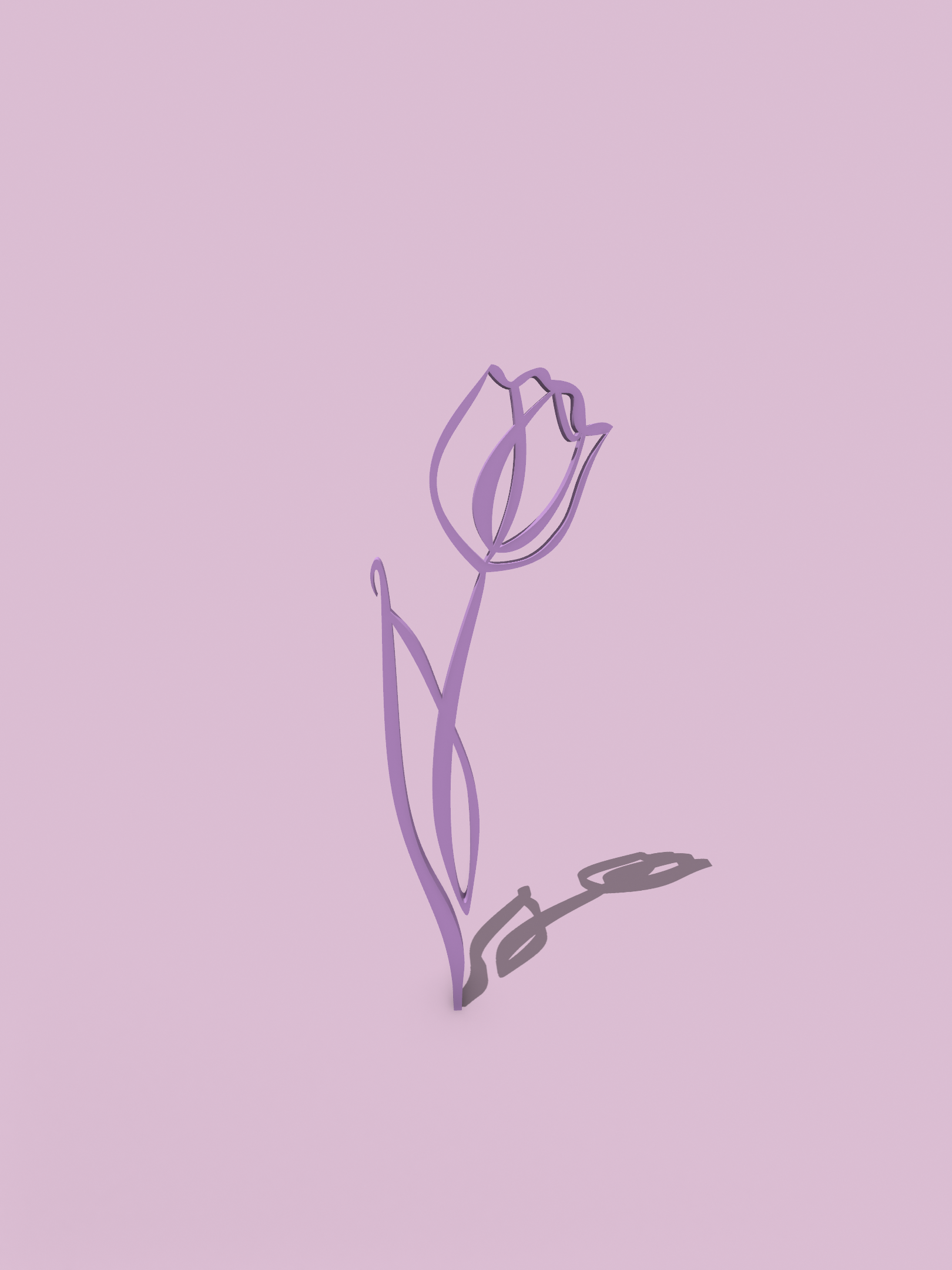 Flower bookmark