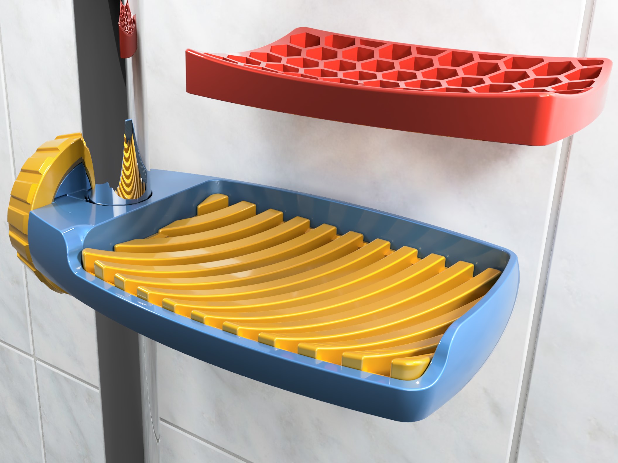 Elegant Soap Dish for your Shower, modular and customizable