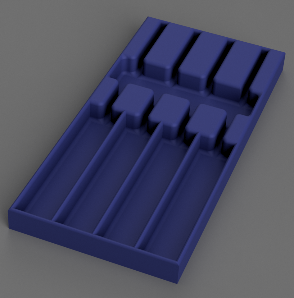 Hex Driver Tray by MachineMan Download free STL model